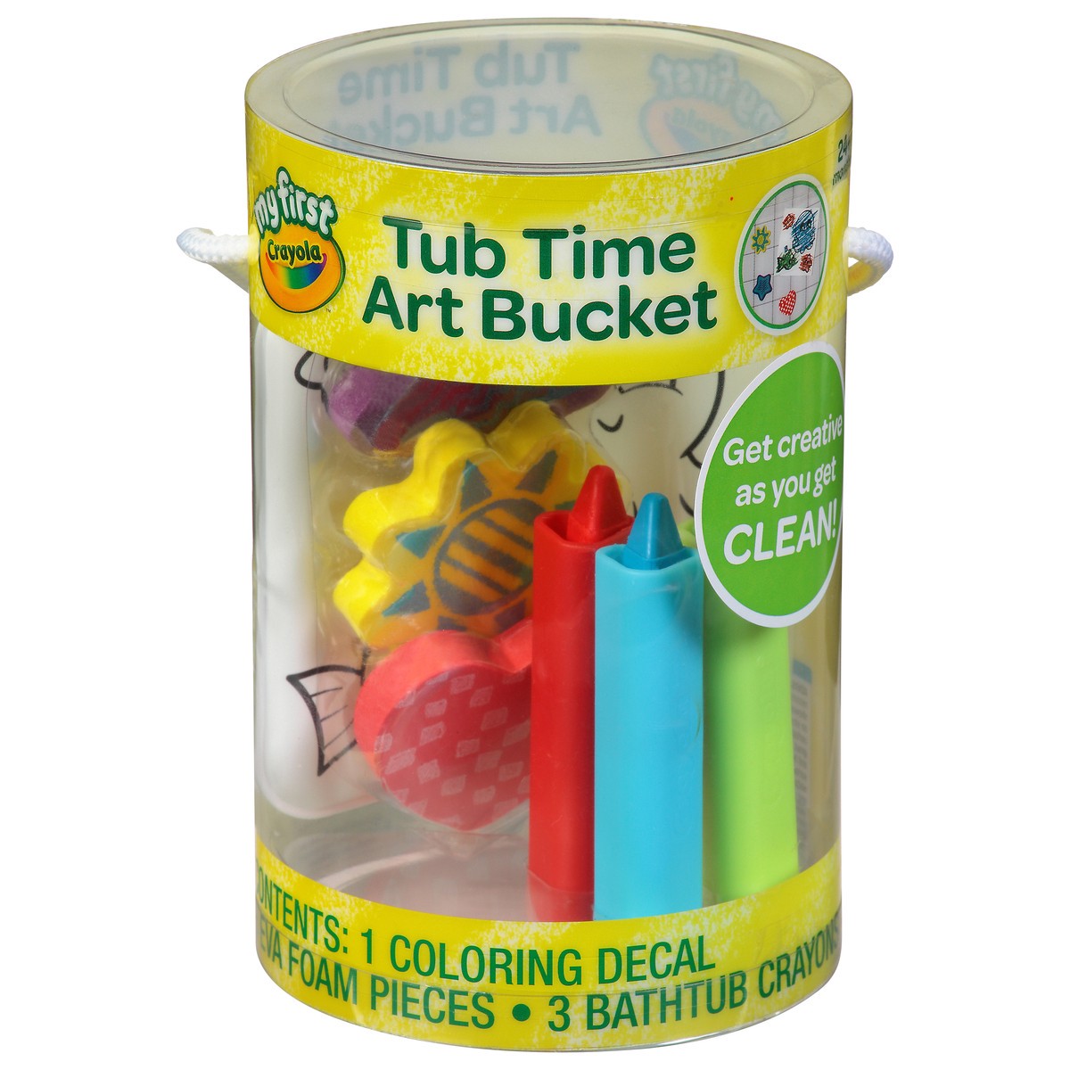 slide 5 of 12, Crayola Tub Time Art Bucket 7 pc, 1 ea