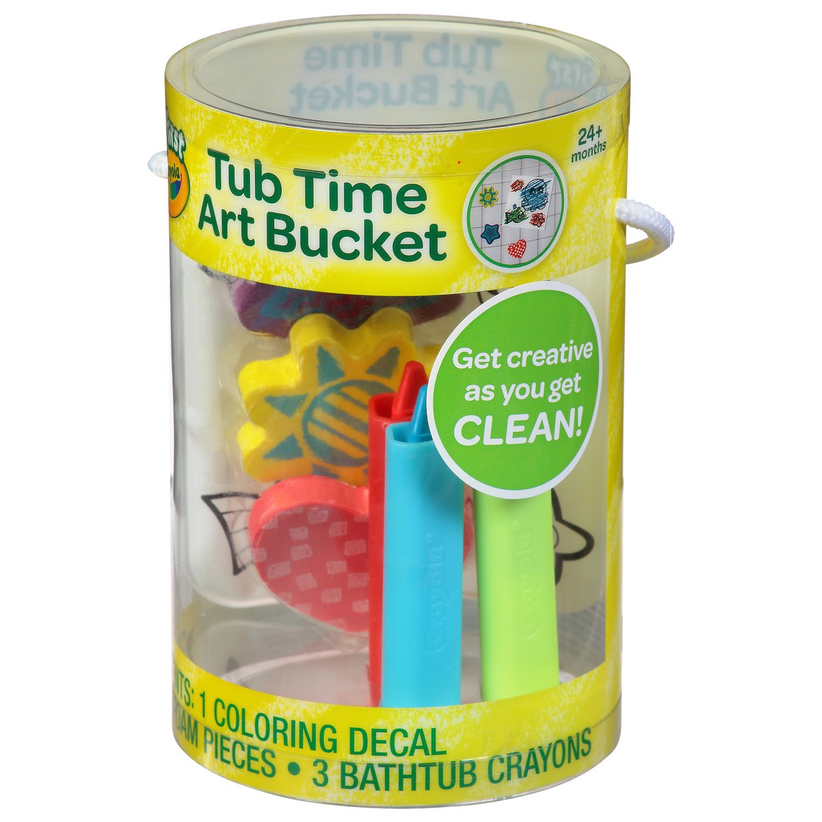 slide 7 of 12, Crayola Tub Time Art Bucket 7 pc, 1 ea