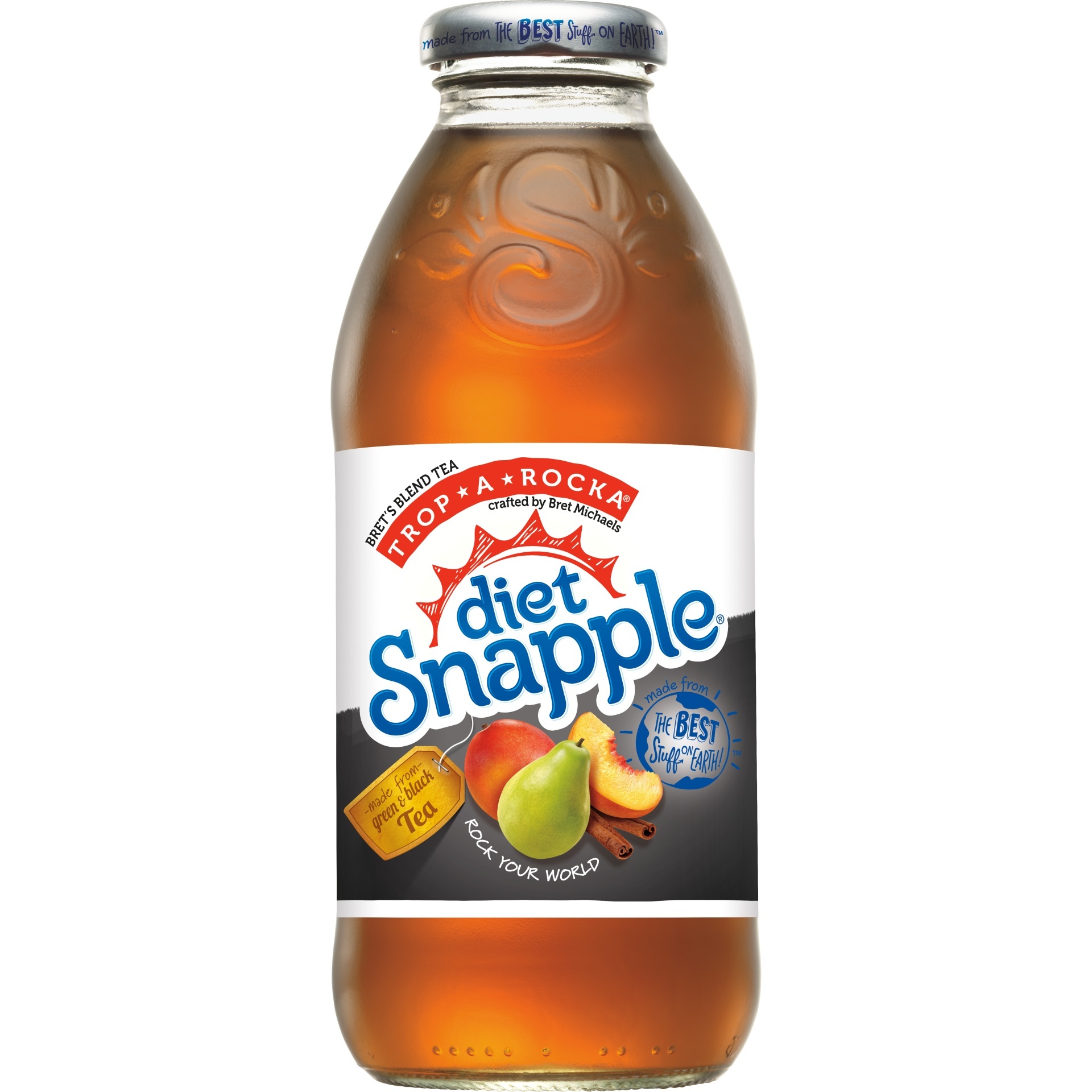 slide 1 of 4, Snapple Diet Blend Trop A Rocka Tropical Tea, 16 fl oz