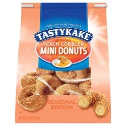 Tastykake Peach Cobbler Artificially Flavored Bag Donuts, 11.5 OZ