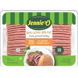 Jennie-O JENNIE-O Ground Turkey 85% Lean / 15% Fat - 3 lb. tray