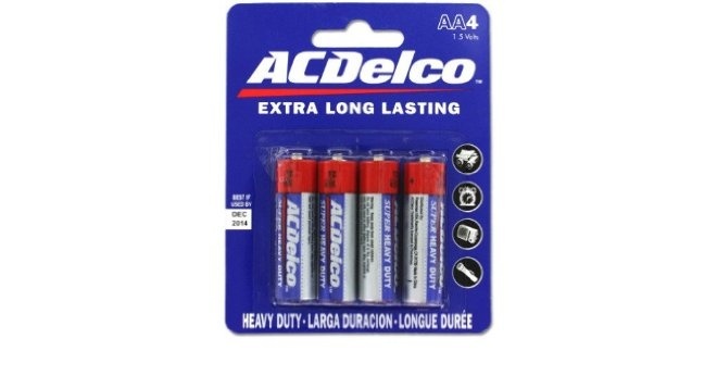 slide 1 of 1, ACDelcoco Batteries Aa, 4 ct