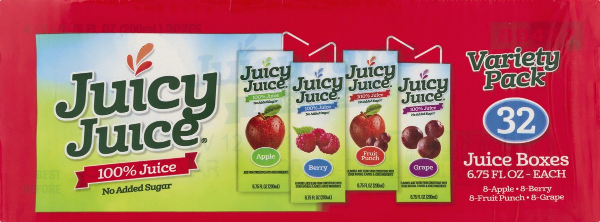 slide 5 of 9, Juicy Juice Slim Variety Pack, 32 ct