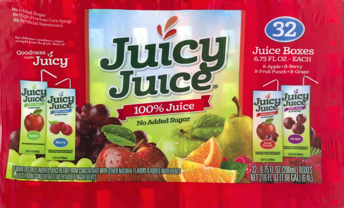 slide 9 of 9, Juicy Juice Slim Variety Pack, 32 ct