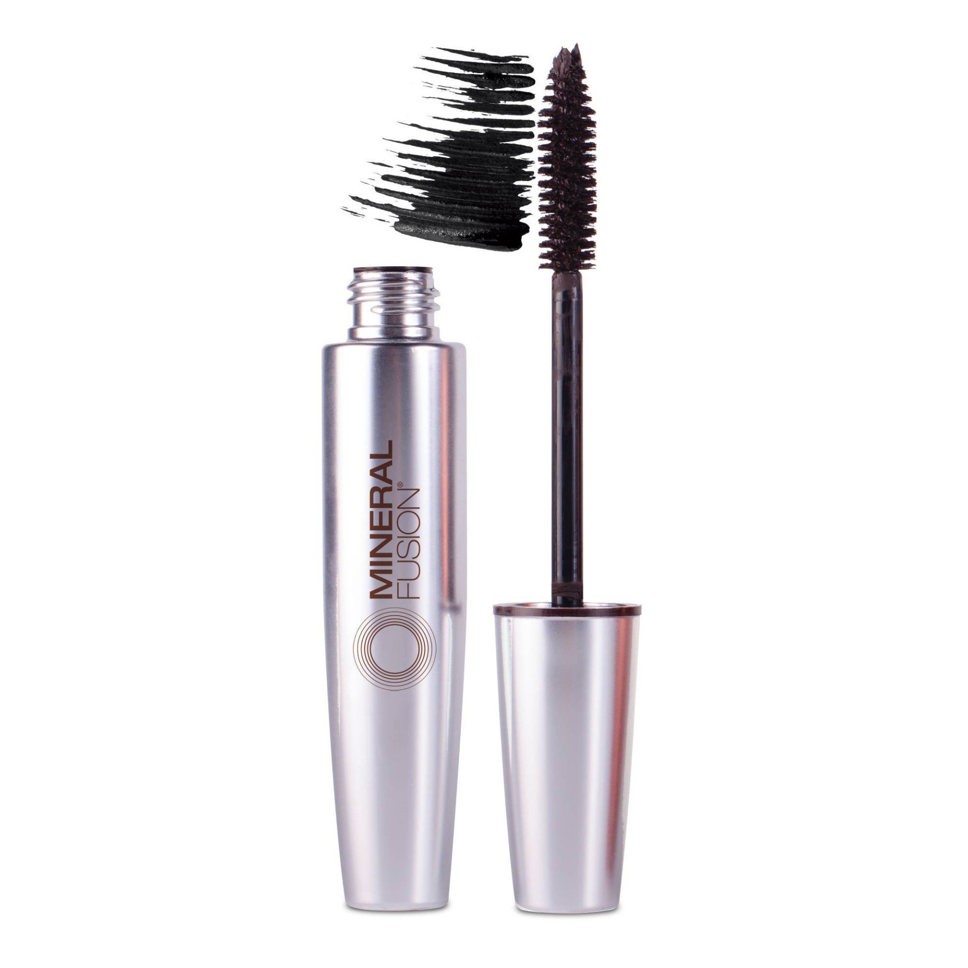 slide 1 of 4, Mineral Fusion Volumizing Mascara - Jet - 0.57 fl oz, 0.57 fl oz