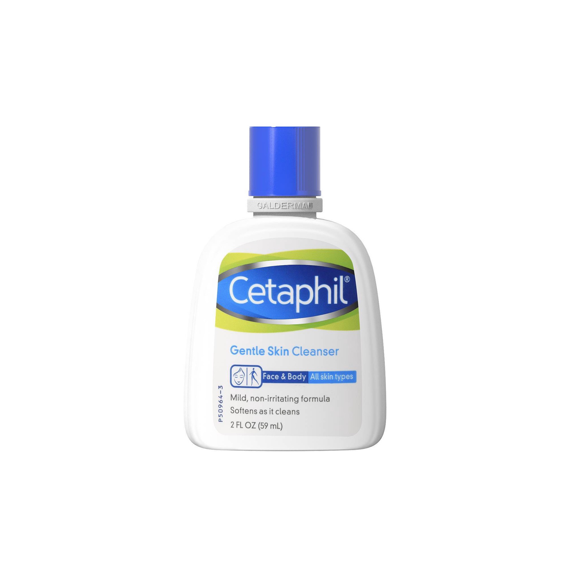 slide 1 of 4, Cetaphil Gentle Skin Cleanser Unscented, 2 fl oz