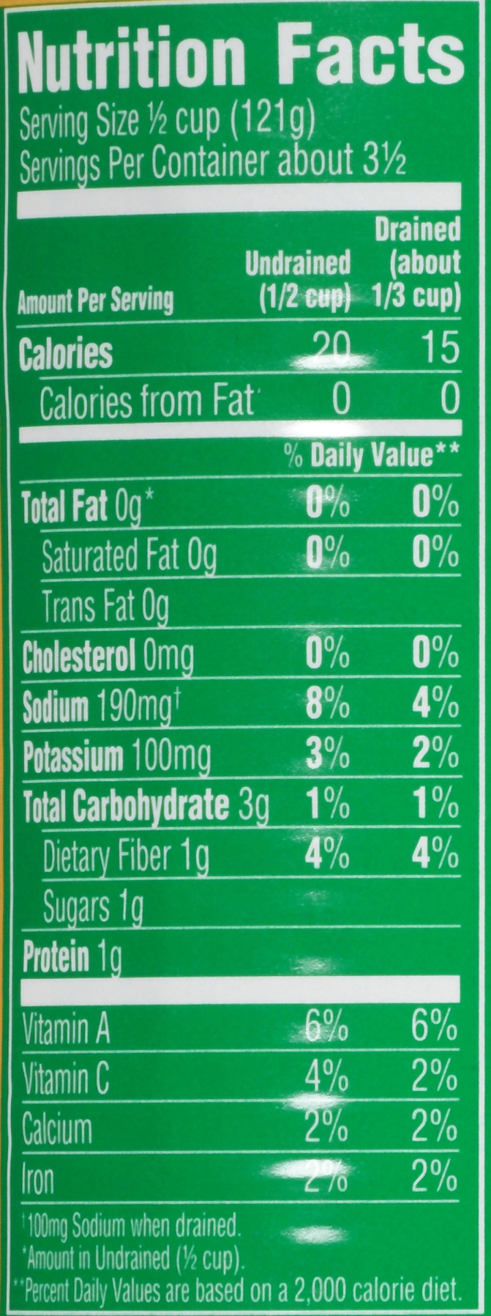 slide 5 of 6, Del Monte Less Sodium Fresh Cut Green Beans, 14.5 oz