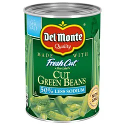 Del Monte Fresh Cut Blue Lake Reduced Sodium Cut Green Beans, 14.5 oz Can