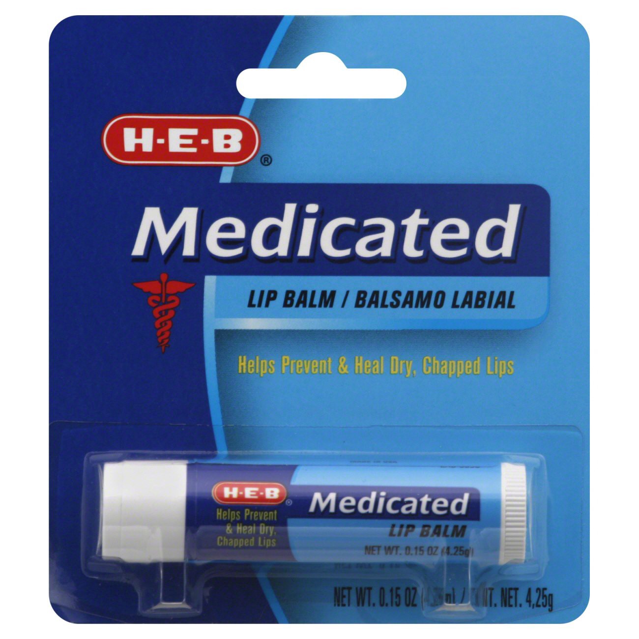 slide 1 of 1, H-E-B Medicated Lip Balm, 1 ct