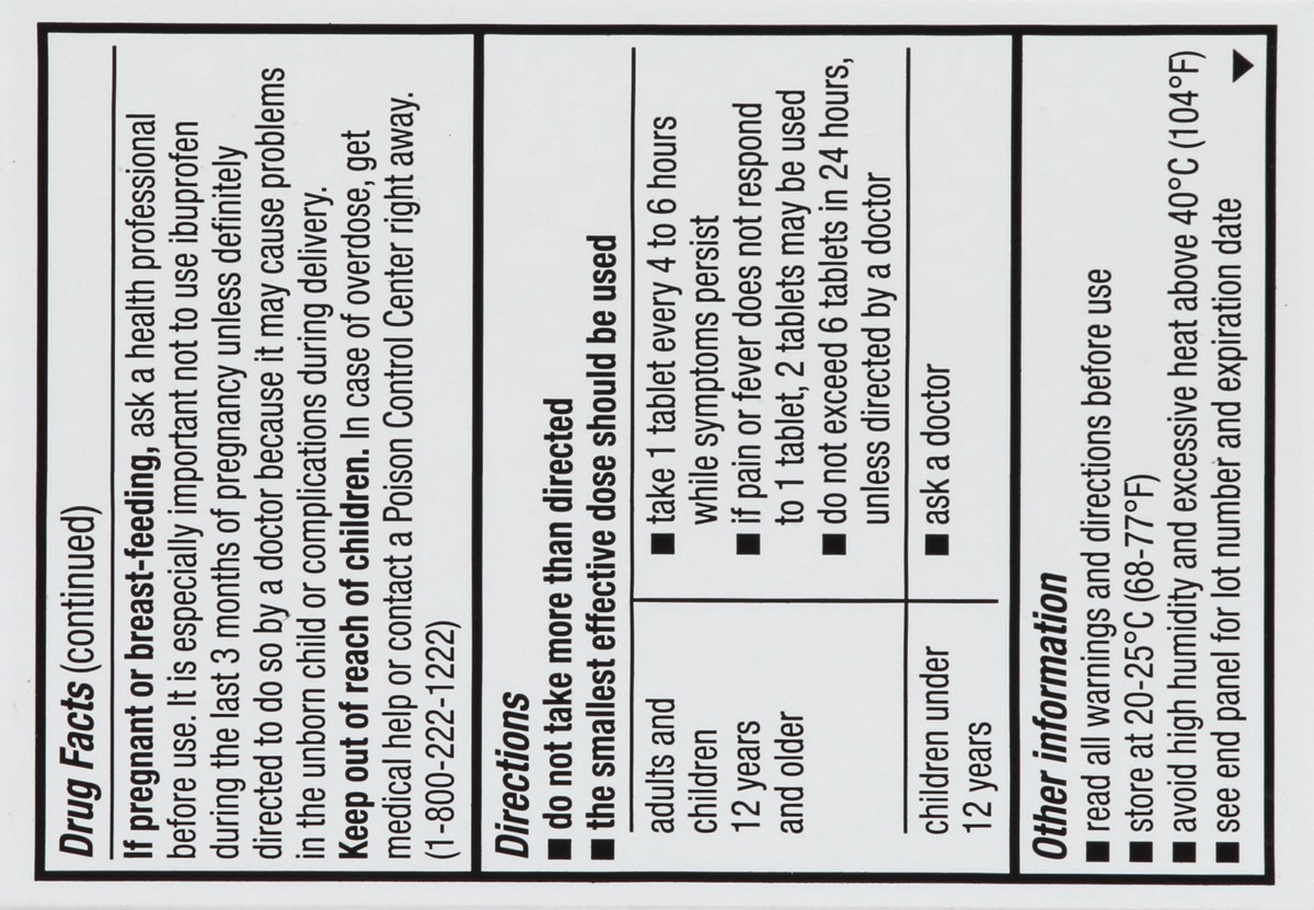 slide 4 of 11, TopCare Ibuprofen 200mg Coated Tablets, 50 ct