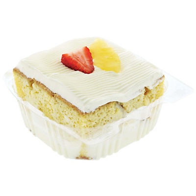 slide 1 of 1, H-E-B Tres Leches Cake with Two Fruits, 1 ct