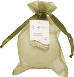 Enfusia Fizz & Foam Coriander Rosewood Bath Bomb 9.5 oz