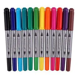 Artists Loft Dual Tip Permanent Markers, 12ct. By Artist's Loft
