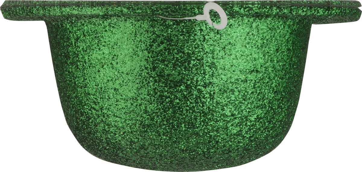 slide 9 of 9, Amscan St. Patrick's Day Glitter Derby Hat - Green, 1 ct