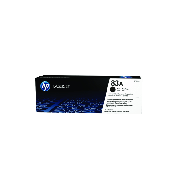 slide 1 of 3, HP 83A Black Toner Cartridge (Cf283A), 1 ct