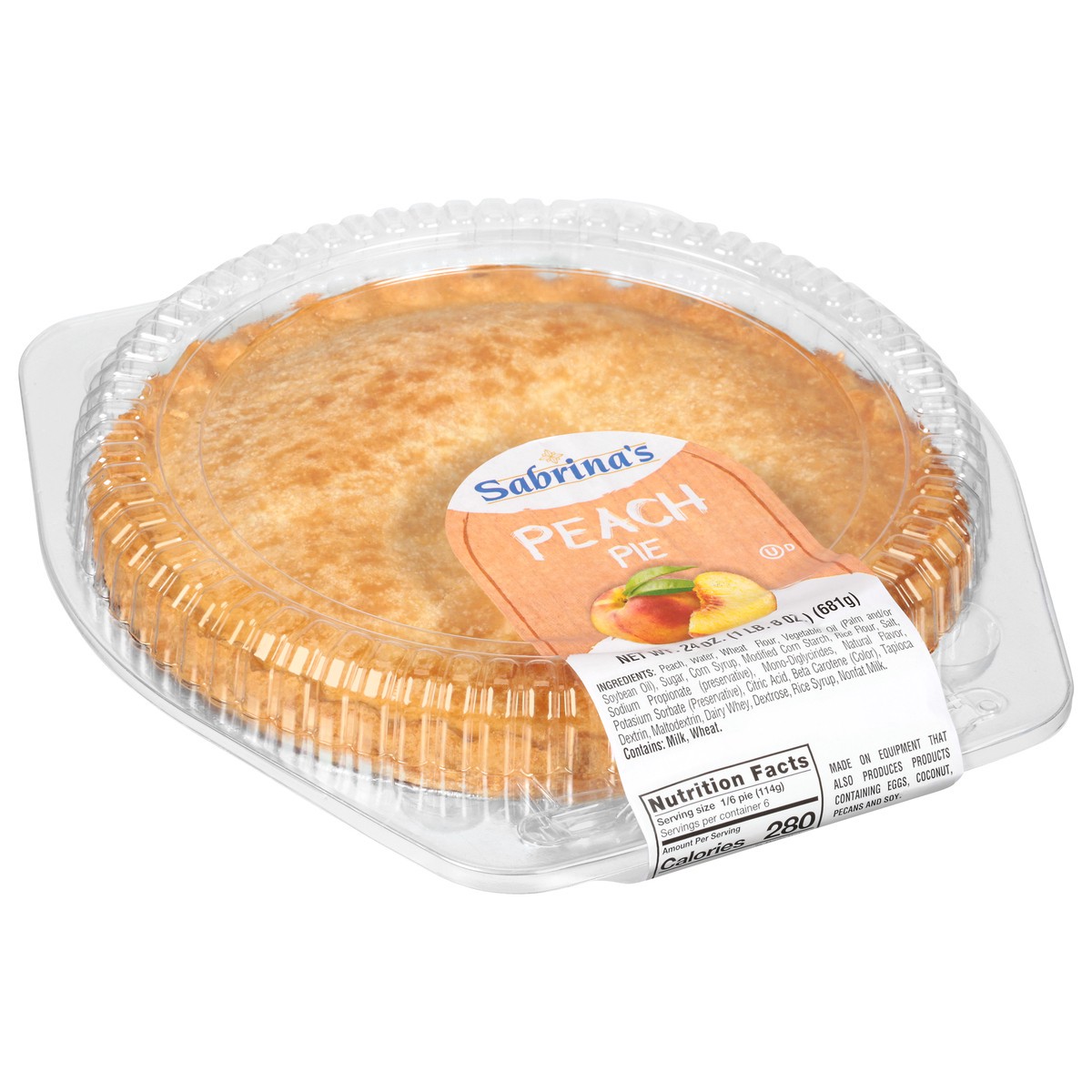 slide 3 of 13, Sabrina's Peach Pie, 24 oz