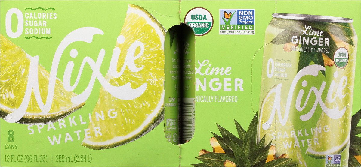 slide 2 of 12, Nixie Lime Ginger Sparkling Water - 96 fl oz, 96 fl oz