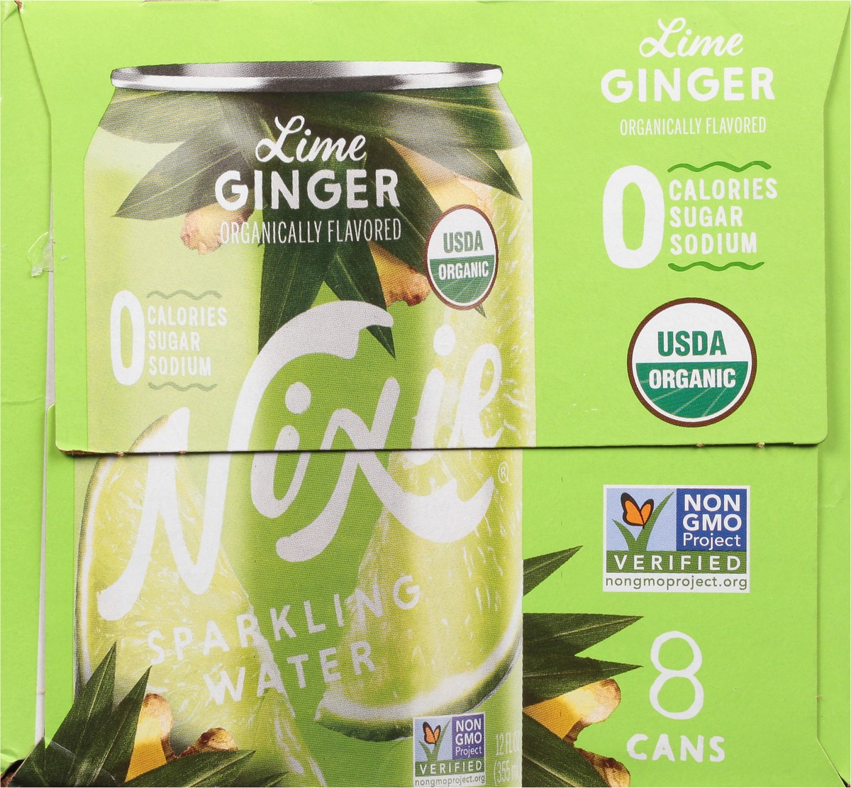 slide 10 of 12, Nixie Lime Ginger Sparkling Water - 96 fl oz, 96 fl oz