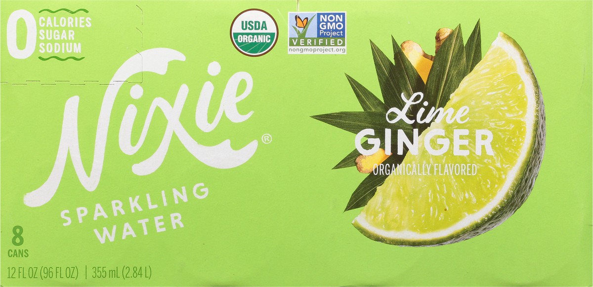 slide 9 of 12, Nixie Lime Ginger Sparkling Water - 96 fl oz, 96 fl oz