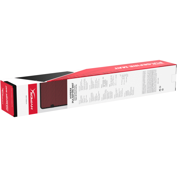 slide 7 of 8, Hyperx Pulsefire Mat Gaming Mouse Pad, 17.72" X 15.75", Black/Red, 4Z7X4Aa, 1 ct