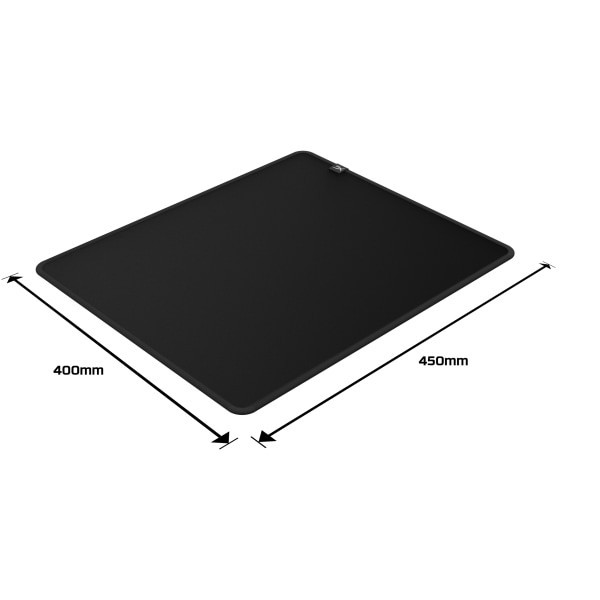 slide 6 of 8, Hyperx Pulsefire Mat Gaming Mouse Pad, 17.72" X 15.75", Black/Red, 4Z7X4Aa, 1 ct