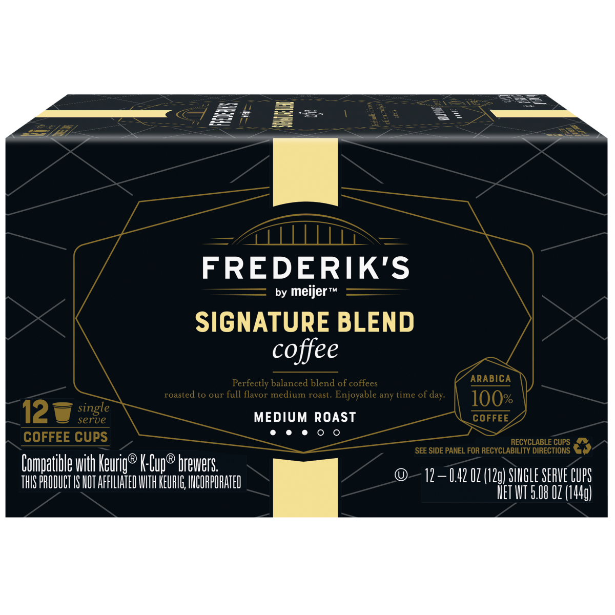 slide 1 of 29, Frederik's By Meijer Frederik's by Meijer Signature Blend Coffee Pods, 12 ct, 12 ct