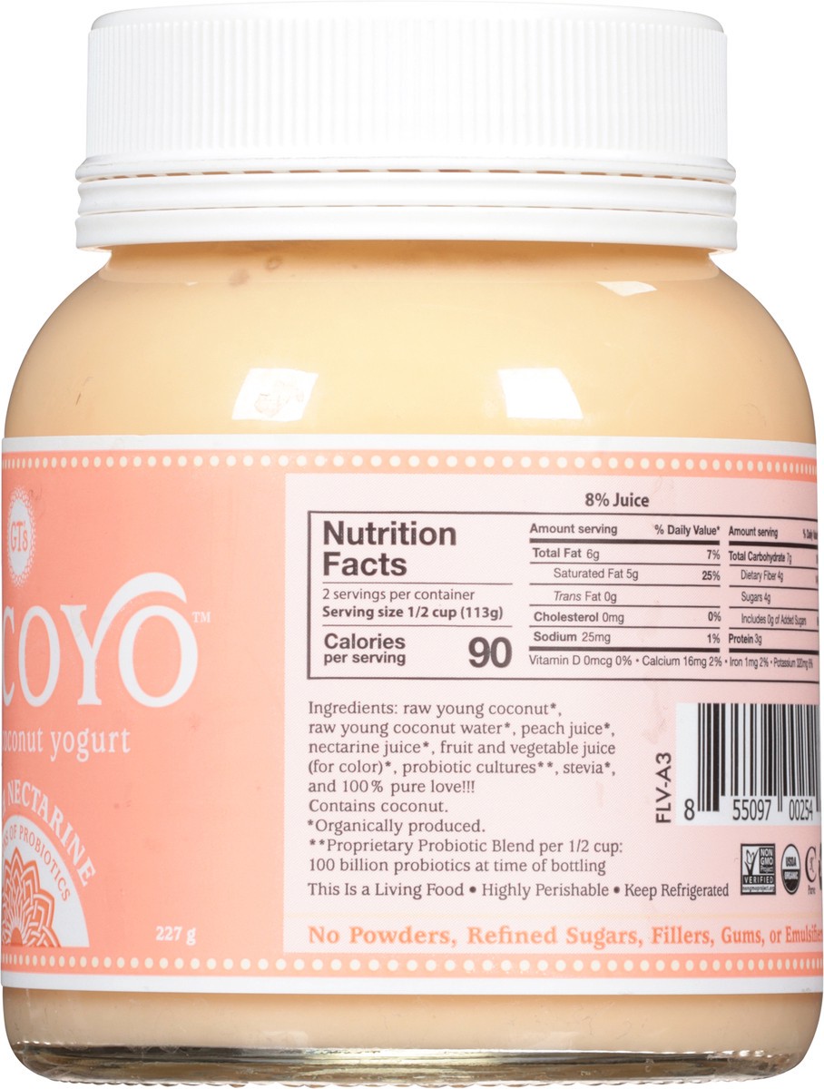 slide 2 of 9, Cocoyo Peach Nectarine Yogurt, 
