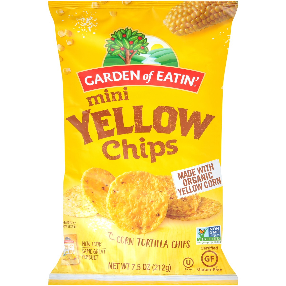 slide 7 of 9, Garden of Eatin' Mini Yellow Corn Tortilla Chips 7.5 oz. Bag, 7.5 oz