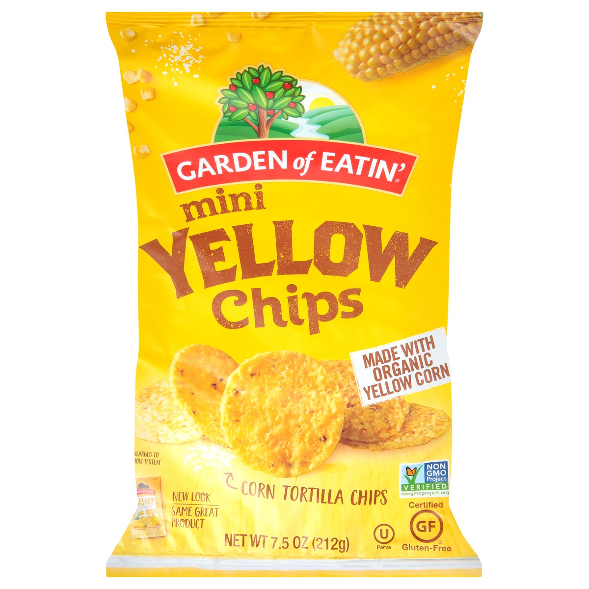 slide 9 of 9, Garden of Eatin' Mini Yellow Corn Tortilla Chips 7.5 oz. Bag, 7.5 oz