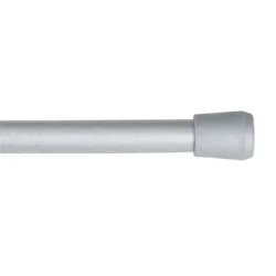 Kenney Strafford 7/16" Spring Tension Rod, 28-48", White