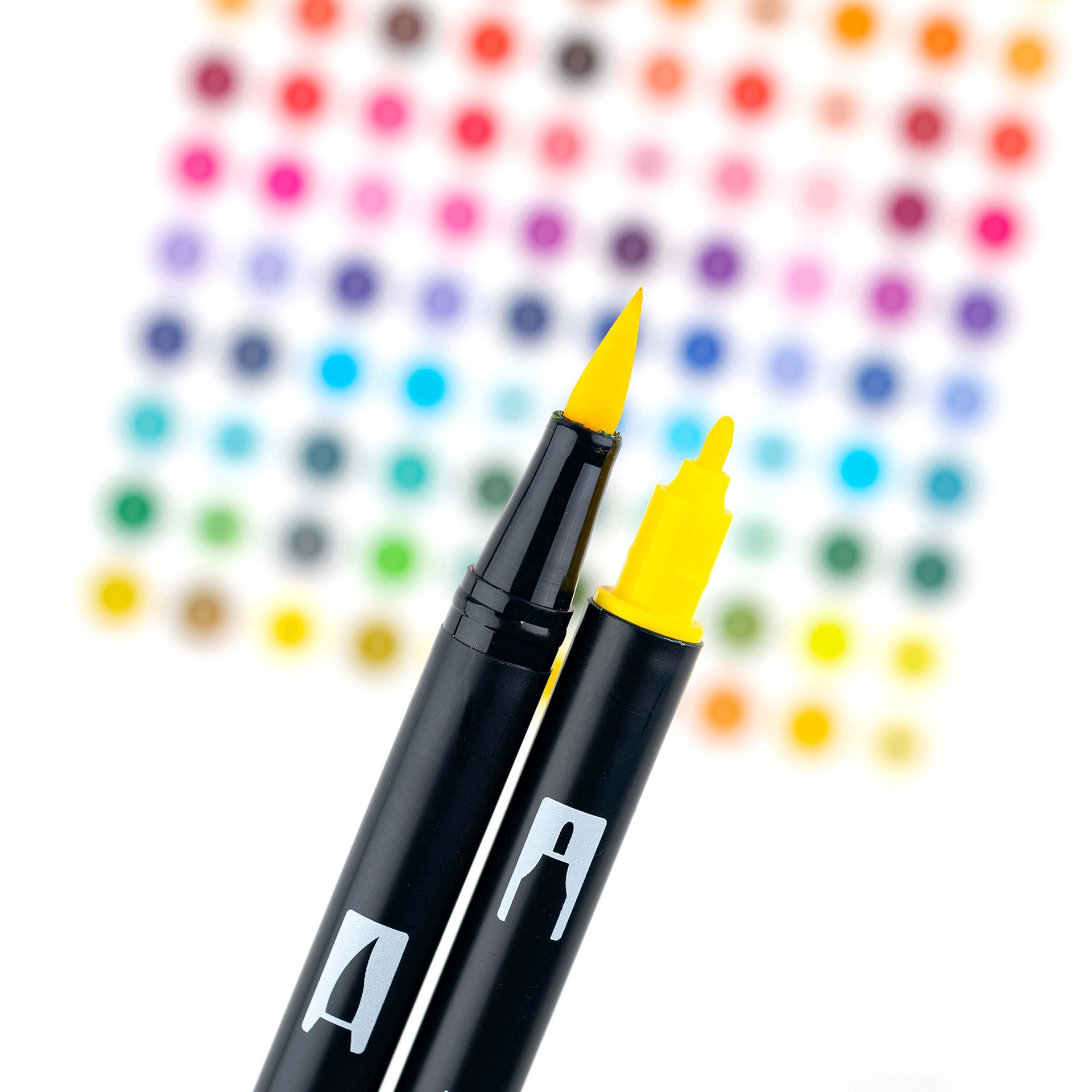 slide 5 of 9, Tombow Lemon Squeezy Dual Brush Pen Set, 6 ct