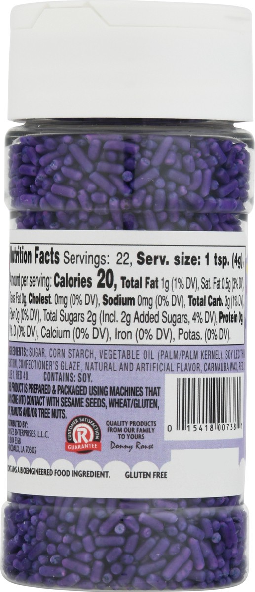 slide 8 of 13, Rouses Markets Purple Sprinkles 3.2 oz, 3.2 oz