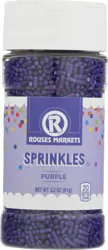 Rouses Markets Purple Sprinkles 3.2 oz
