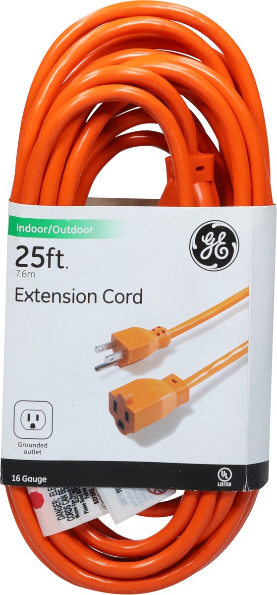 slide 6 of 9, General Electric 25Ft Heavy Duty Extension Cord, 25 ft