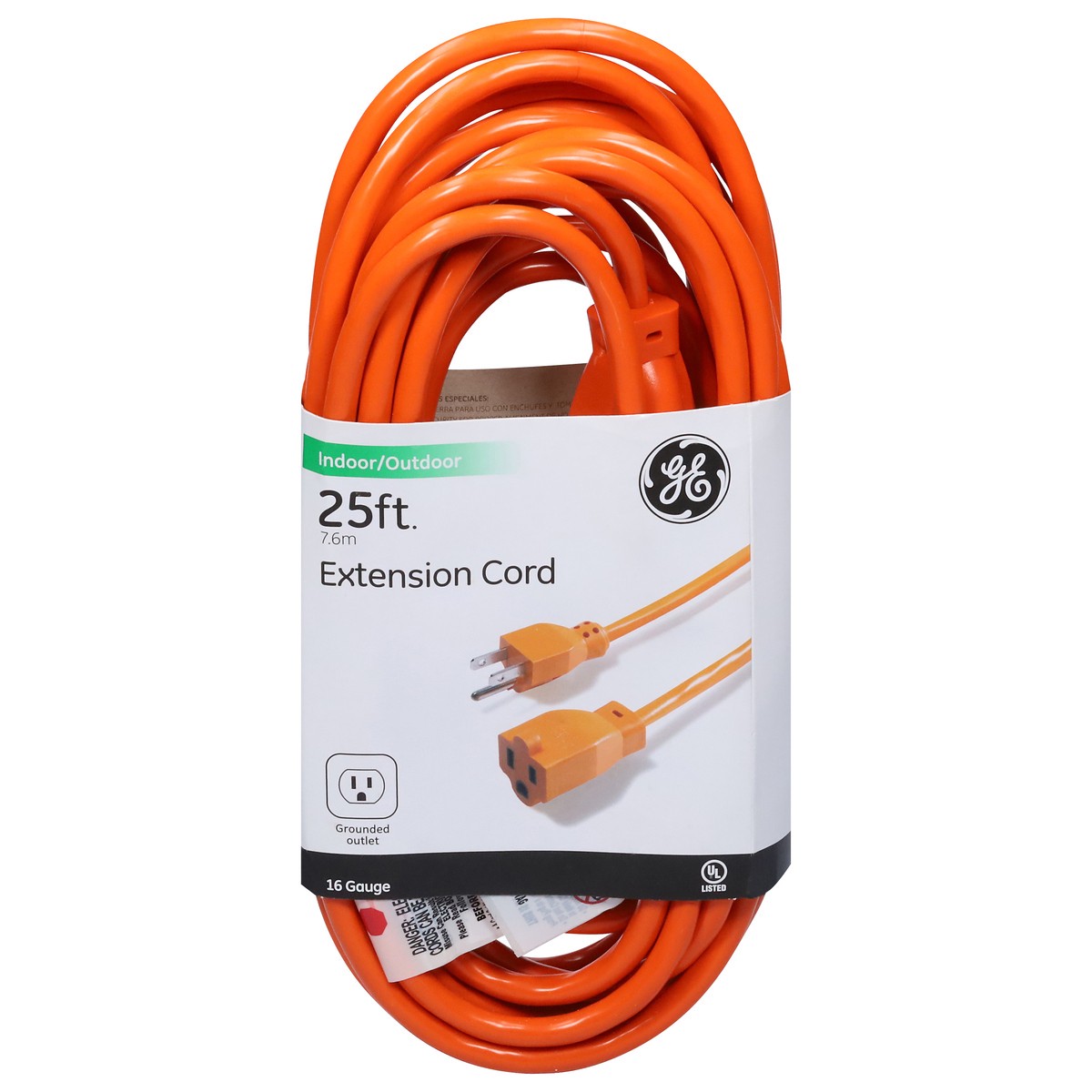 slide 1 of 9, General Electric 25Ft Heavy Duty Extension Cord, 25 ft