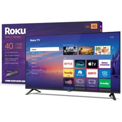 Roku Smart Tv 2026 Select Series, 40-Inch, 1080p Full Hd Tv With Voice Remote