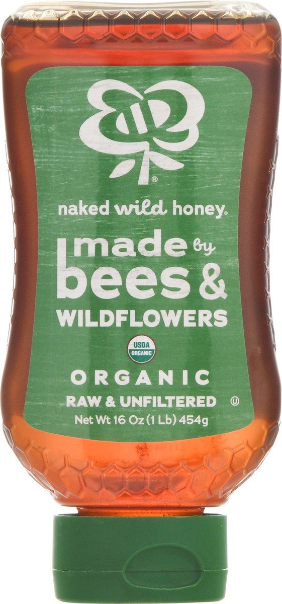 slide 12 of 13, Naked Wild Honey Organic Raw & Unfiltered Honey 16 oz, 16 oz