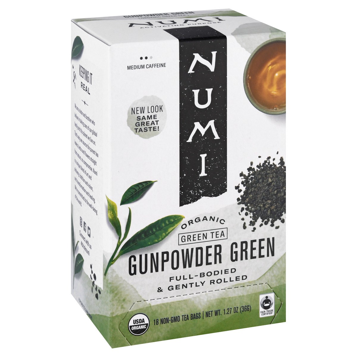 slide 4 of 12, Numi Organic Gunpowder Green Tea Bags - 18 ct, 16 ct