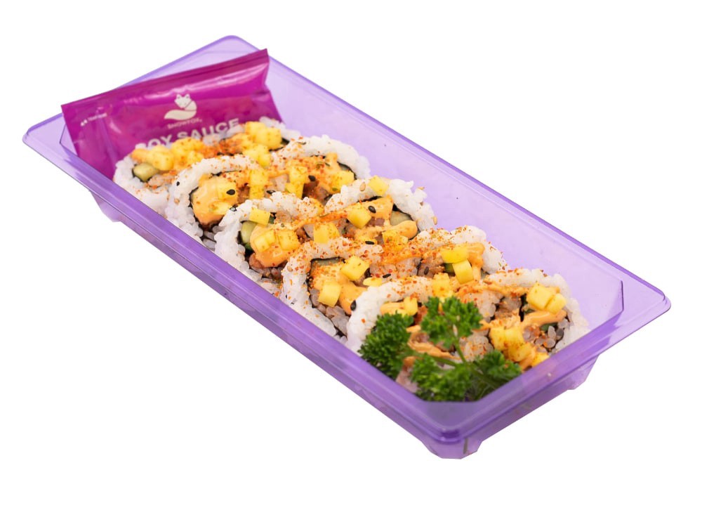 slide 1 of 1, Japansese Food Express Spicy Shrimp Roll, 7 oz