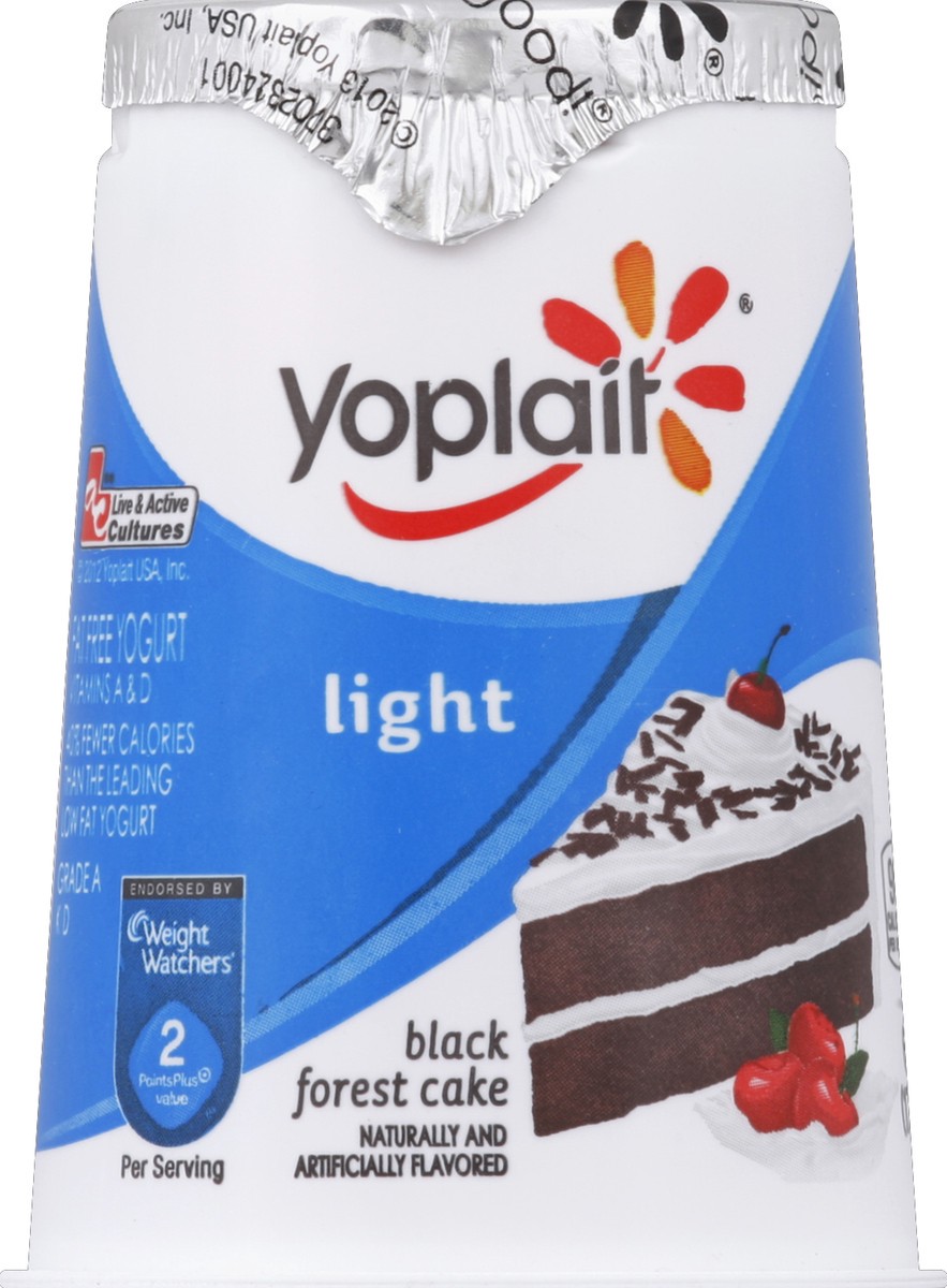 slide 2 of 2, Yoplait Light Chocolate Cherry Cupcake Fat Free Yogurt, 6 oz