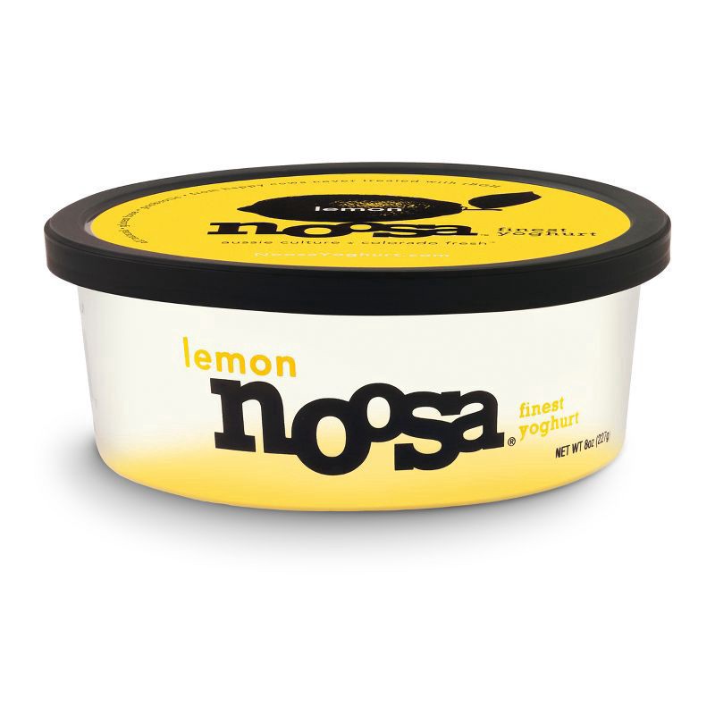 slide 1 of 9, Noosa Lemon Probiotic Whole Milk Yoghurt - 8oz, 8 oz