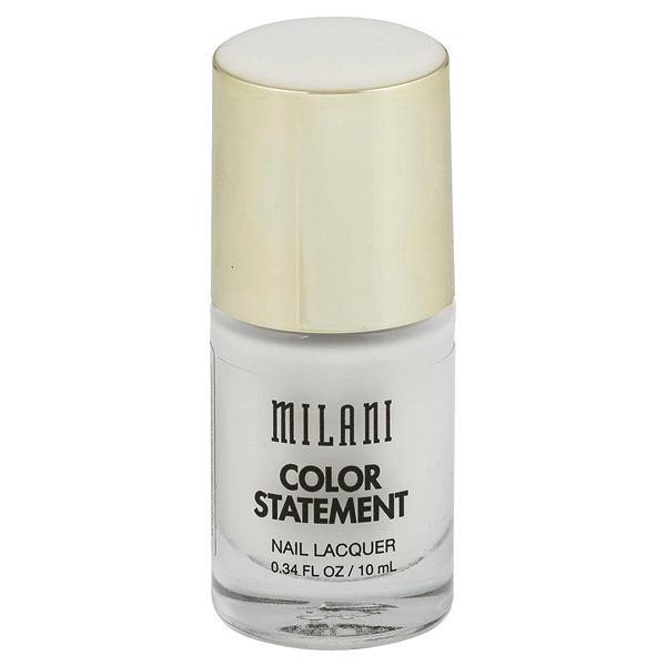 slide 1 of 1, Milani Nail Color Statement Enamel Spotlight White, 1 ct