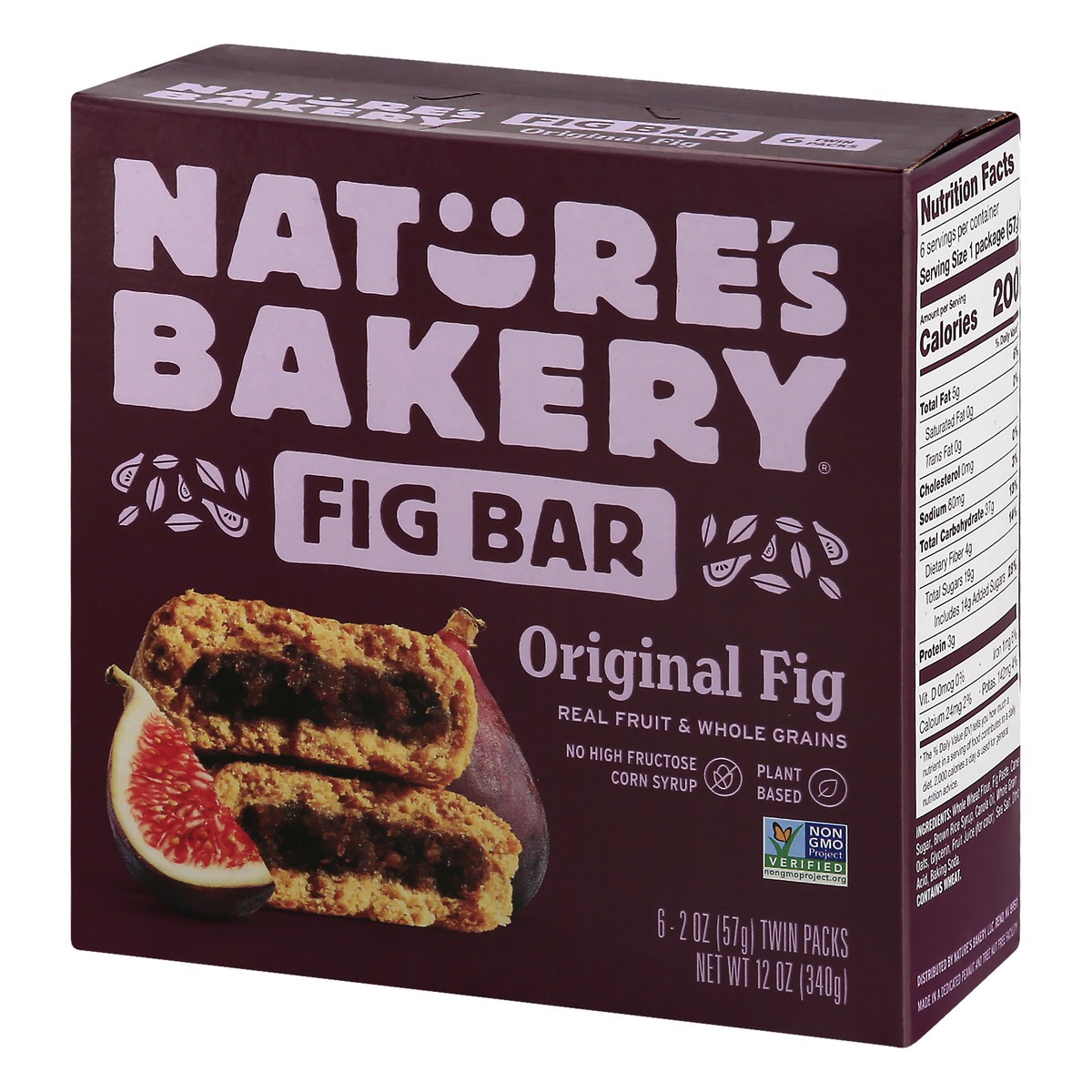 slide 2 of 9, Nature's Bakery Original Fig Whole Wheat Bars, Snack Bars, 6 Ct, 6 ct