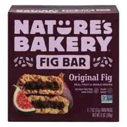 Nature's Bakery 6 Twin Packs Original Fig Fig Bar 6 ea