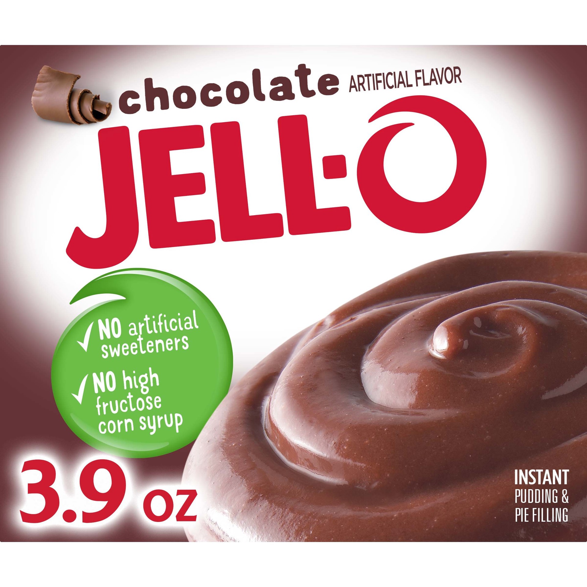 slide 1 of 11, Jell-O Chocolate Instant Pudding & Pie Filling Mix, 3.9 oz