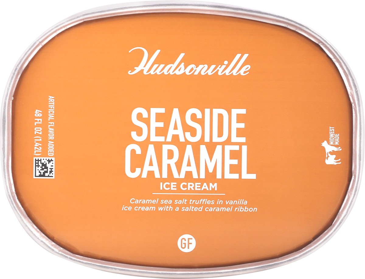 slide 5 of 9, Hudsonville Seaside Caramel Ice Cream 48 oz, 48 oz