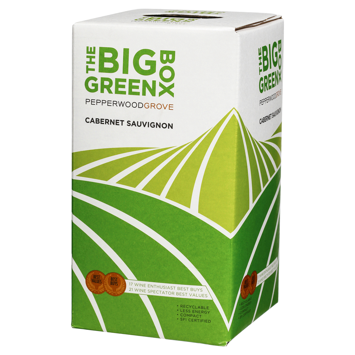 slide 2 of 6, Pepperwood Grove Big Green Box Cabernet Sauvignon Wine, 3 liter