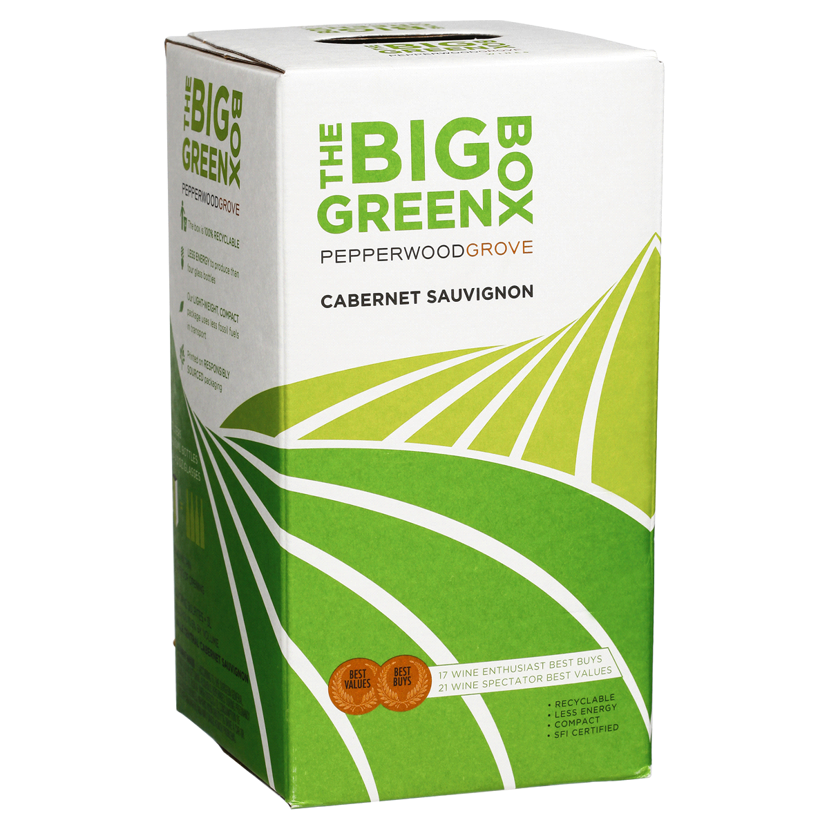 slide 6 of 6, Pepperwood Grove Big Green Box Cabernet Sauvignon Wine, 3 liter