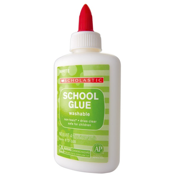 slide 1 of 1, Scholastic School Glue, 4 Oz., 1 ct