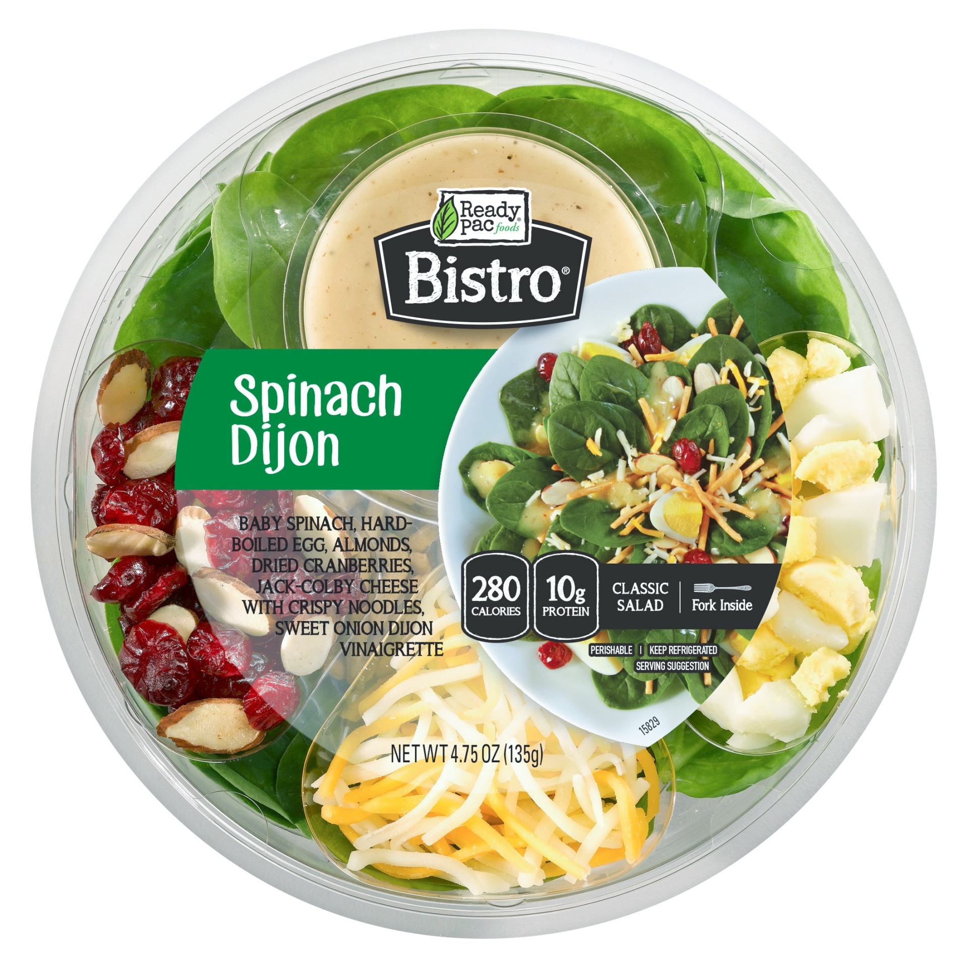 H-E-B Salad Bowl - Spinach Dijon